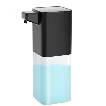 Automata folyékony szappan és kézfertőtlenítő adagoló, 400 ml, mozgásérzékelős, USB-vel tölthető beépített akkumulátorral!