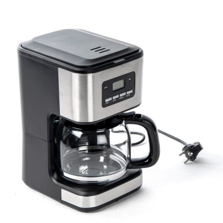 Aicook Eszpresszó kávéfőző, 900W, 12 csésze kapacitás, ezüstszín-fekete