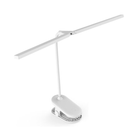 Csíptetős Asztali LED Lámpa, 3 fényerő, meleg/semleges/hideg fényű színhőmérséklet, fehér
