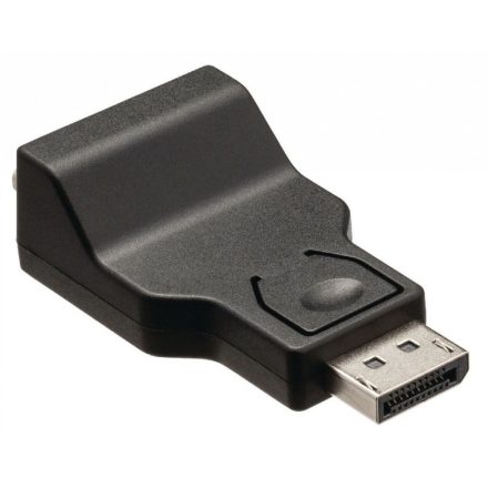 DisplayPort -> DVI átalakitó adapter, fekete
