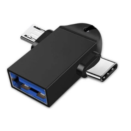 OTG átalakító adapter (USB 3.0 -> USB-C/MicroUSB)
