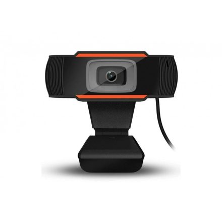 Digitális Webkamera Kameratartóval, Z06 FullHD 1080p fekete-narancssárga