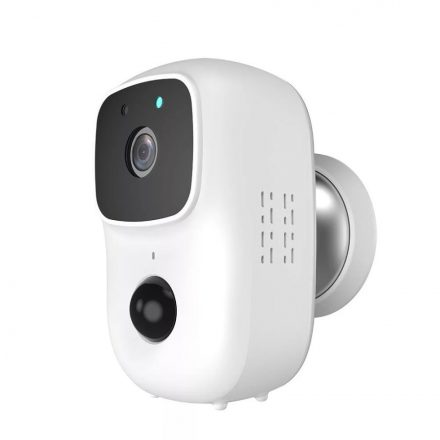 Vezeték nélküli IP Megfigyelő Kamera, B90 újratölthető akkumulátorral, fehér