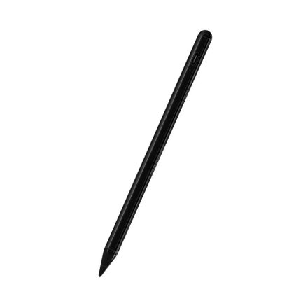 Stylus Pen univerzális érintős ceruza, telefon vagy tablethez, tölthető, kapacitív, fekete