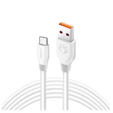 Olesit Adat-és töltőkábel K193, 150 cm, USB-C/USB típusú, 2.4A gyors töltés, fehér